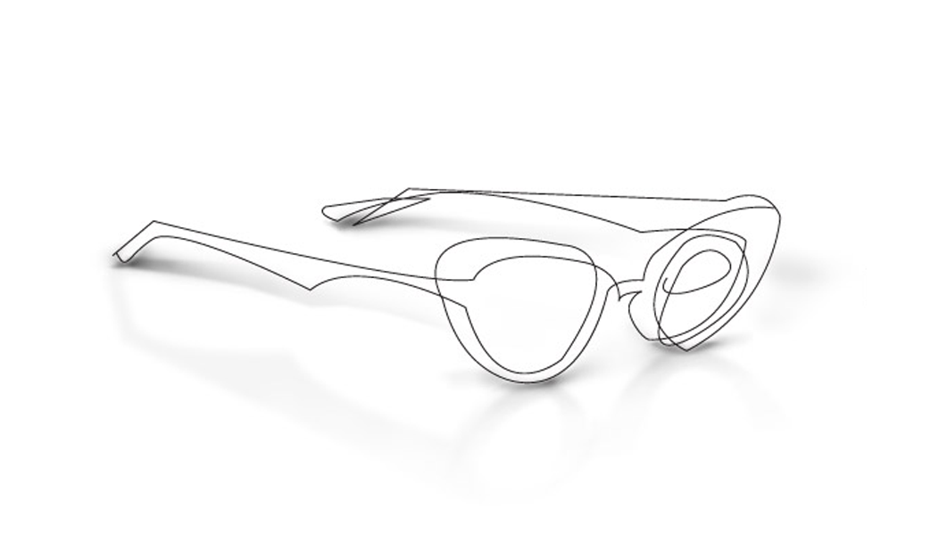 drawing of glasses